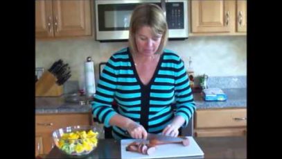 Turkey Sausage Pierogies & Vegetable skillet on The Great American Amateur Kitchen video #1